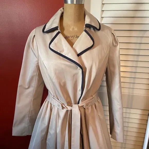 ANTHROPOLOGIE | elevenses “fair lady” trench coat 8 - Picture 3 of 15